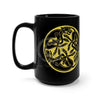 Celtic Hounds Black Mug 15Oz