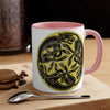 Celtic Hounds Dog Pagan Ink Art Accent Coffee Mug 11Oz