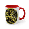 Celtic Hounds Dog Pagan Ink Art Accent Coffee Mug 11Oz