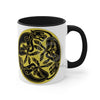 Celtic Hounds Dog Pagan Ink Art Accent Coffee Mug 11Oz