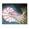 Chambered Nautilus Octopus On Black Ink Art Velveteen Plush Blanket 50 × 60 All Over Prints