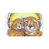 Cheetah Mom And Cub Ink Art Bath Mat 34 × 21 Home Decor