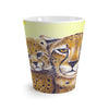 Cheetah Mom And Cub Ink Latte Mug Mug