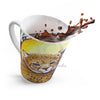 Cheetah Mom And Cub Ink Latte Mug Mug