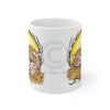 Cheetah Mom And Cub Ink Mug 11Oz