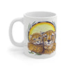 Cheetah Mom And Cub Ink Mug 11Oz