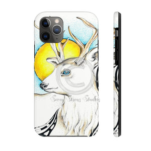 Chic White Deer Ink Art Case Mate Tough Phone Cases Iphone 11 Pro