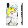 Chic White Deer Ink Art Case Mate Tough Phone Cases Iphone Xr