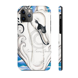 Chic White Swan Ink Art Case Mate Tough Phone Cases Iphone 11 Pro
