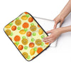 Citrus Fruit Pattern Collage Laptop Sleeve