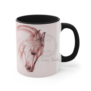 Classic Andalusian Horse Fine Art Accent Coffee Mug 11Oz Black /