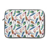 Colorful Feathers Bohemian Pattern Chic Laptop Sleeve 13