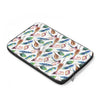 Colorful Feathers Bohemian Pattern Chic Laptop Sleeve