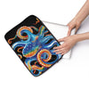 Colorful Octopus Tentacles Watercolor Art Laptop Sleeve