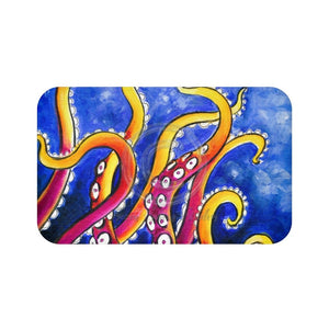 Colorful Tentacles Octopus Bath Mat 34 × 21 Home Decor