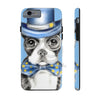 Copy Of Boston Terrier Dog Detective Watercolor Blue Case Mate Tough Phone Cases Iphone 6/6S