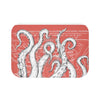 Copy Of White Tentacles Coral Red Nautical Bath Mat Small 24X17 Home Decor