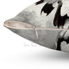Costas Hummingbird Ink Noir Watercolor Art Square Pillow Home Decor
