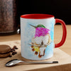 Costas Hummingbird Watercolor Art Accent Coffee Mug 11Oz