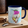 Costas Hummingbird Watercolor Art Accent Coffee Mug 11Oz