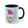 Costas Hummingbird Watercolor Art Accent Coffee Mug 11Oz