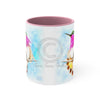 Costas Hummingbird Watercolor Art Accent Coffee Mug 11Oz Pink /