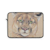 Cougar Colored Pencil Green Eyes Art Laptop Sleeve 13