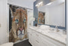 Cougar Pastel Art Shower Curtain Home Decor