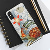 Crab Vintage Map Starfish Nautical Art Case Mate Tough Phone Cases