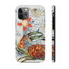 Crab Vintage Map Starfish Nautical Art Case Mate Tough Phone Cases Iphone 11 Pro