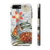 Crab Vintage Map Starfish Nautical Art Case Mate Tough Phone Cases Iphone 7 Plus 8