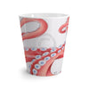 Crazy Red Tentacles Watercolor Ink Latte Mug Mug