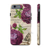 Crimson Rose Vintage Calligraphy Romantic Chic Art Case Mate Tough Phone Cases Iphone 6/6S