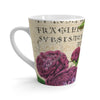 Crimson Rose Vintage Calligraphy Romantic Chic Ink Art Latte Mug 12Oz Mug