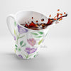 Crocus Spring Watercolor Pattern Latte Mug Mug