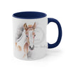 Cute Appaloosa Foal Watercolor Art Accent Coffee Mug 11Oz