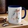 Cute Appaloosa Foal Watercolor Art Accent Coffee Mug 11Oz