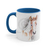 Cute Appaloosa Foal Watercolor Art Accent Coffee Mug 11Oz