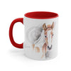 Cute Appaloosa Foal Watercolor Art Accent Coffee Mug 11Oz