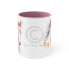 Cute Appaloosa Foal Watercolor Art Accent Coffee Mug 11Oz Pink /