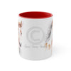 Cute Appaloosa Foal Watercolor Art Accent Coffee Mug 11Oz Red /
