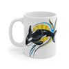 Cute Baby Orca Whale Colorful Ink Mug 11Oz