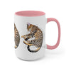 Cute Bengal Cat Sleeping Art Two-Tone Coffee Mugs 15Oz Mug