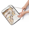 Cute Bengal Cats Watercolor Ink Art Laptop Sleeve