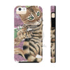 Cute Bengal Kitten Cat Watercolor Art Roses Case Mate Tough Phone