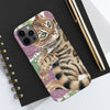 Cute Bengal Kitten Cat Watercolor Art Roses Case Mate Tough Phone