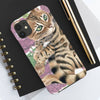 Cute Bengal Kitten Cat Watercolor Art Roses Case Mate Tough Phone
