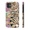 Cute Bengal Kitten Cat Watercolor Art Roses Case Mate Tough Phone Iphone 11
