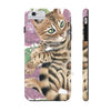Cute Bengal Kitten Cat Watercolor Art Roses Case Mate Tough Phone Iphone 6/6S Plus
