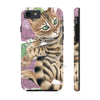 Cute Bengal Kitten Cat Watercolor Art Roses Case Mate Tough Phone Iphone 7 8